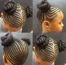 The most popular way to braid african hair is ghana weaving or cornrows that you can get at every hair salon. Top 50 Hairstyles For Baby Girls In 2020 Informationngr