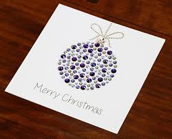From decorating your christmas tree to crafting handmade gifts for your loved ones, get the festive fun started with unique ways to personalise every detail of the season. Handmade Swarovski Crystal Christmas Cards Tutorial Crystal And Glass Beads Blog