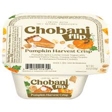chobani yogurt pumpkin harvest crisp