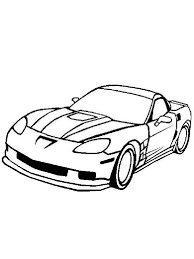 Free corvette coloring pages to print for kids. Corvette 9 Free Print And Color Online