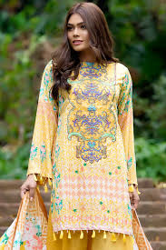 Gul Ahmed Summer Embroidered Lawn Dresses Collection 2019