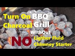 Light Charcoal Without Fluid Or Chimney