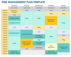 free time management templates smartsheet