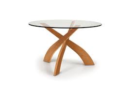Entwine 48 Round Glass Top Table