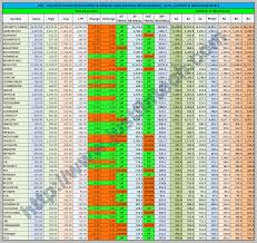 S P Cnx Nifty Junior Stocks Trading Levels 24 07 2014