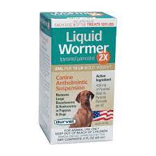 Dogs will readily lick from the bowl or mix the dose with a small amount of dog food. Durvet Liquid Wormer 2x Dog Dewormer Pbs Animal Health