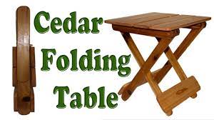 how to make a folding table you