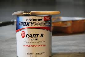 apply epoxy paint to a work floor