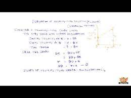 Derivation Of Velocity Time Relation