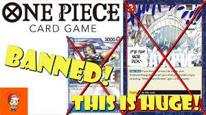 1st EVER One Piece TCG Cards BANNED! Best Decks Nerfed! (HUGE One Piece TCG  News) - YouTube