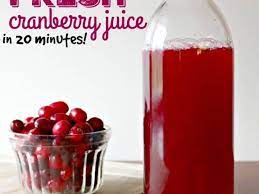 cranberry juice recipe confessions of