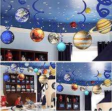 china space party decoration solar