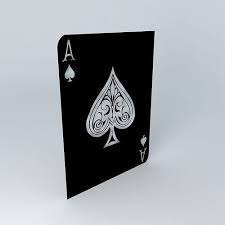ace of spades free 3d model cgtrader
