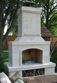 outdoor fireplace kits outdoor
