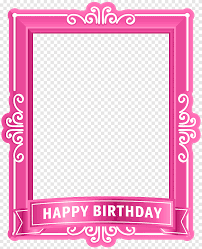 happy birthday frame png images pngegg