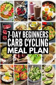 7 day carb cycling meal plan