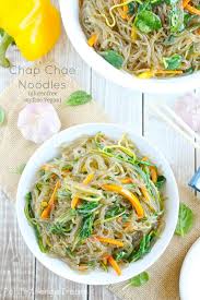 korean gl noodle stir fry chap chae