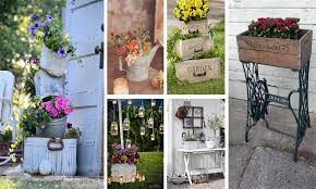 15 Beautiful Vintage Garden Ideas To