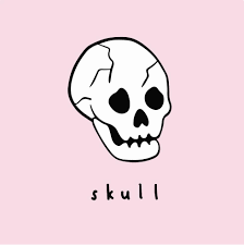 human skull symbol tattoo design