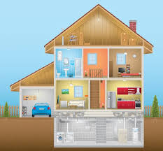 Basement Home Vector Art Stock Images