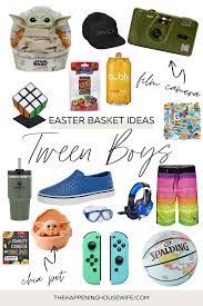 tween boy easter basket ideas