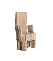 tree trunk chair 2 couleur locale