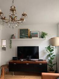 Shelf Above Tv Tv Stand Decor Living