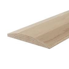 solid white oak door threshold double