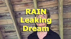 rain leaking through ceiling dream