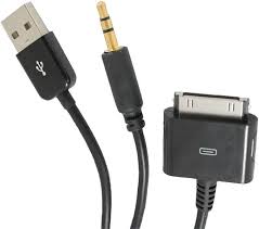 jimat 30 pin to aux usb dock connector