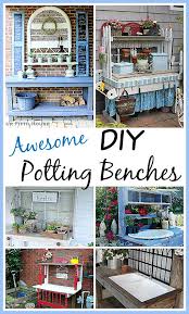 15 Pretty Diy Potting Bench Ideas