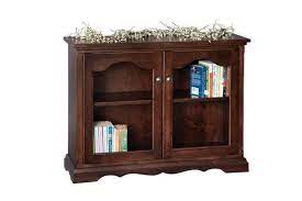 Small Bookcase With Glass Doors From