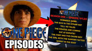 Netflix One Piece Live Action Episode Titles List Breakdown! - YouTube