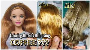 diy barbie hair color how to color