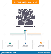 Group Multiplayer People Team Online Business Flow Chart