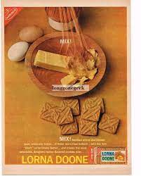 1962 sco lorna doone cookies melted