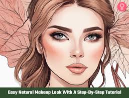 easy natural makeup look with a step by