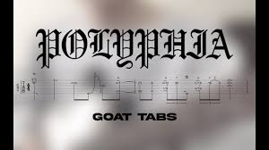The track was released on the 24th of may 2018, produced by judge & y2k. Polyphia Goat Riff Tabs Youtube