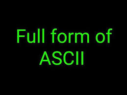 It is hyper text markup language used to create web. Full Form Of Ascii Code Ascii Code Full Form Ascii Code à¤• à¤ª à¤° à¤¨ à¤® Youtube