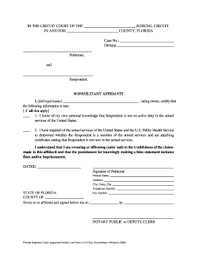 affidavit of marriage for immigration