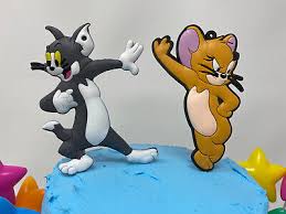 tom and jerry birthday cake topper set