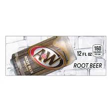 a w root beer small size 12 oz can