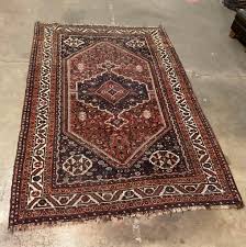 antique 1880s shiraz persian rug