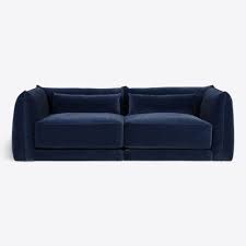 Cornflower Blue Milano Sectional Sofa