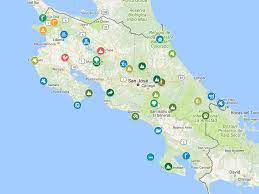 costa rica map travel excellence