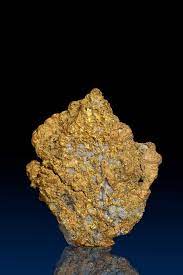 rare natural gold and quartz nugget