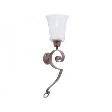 verdigris wall sconce silver small