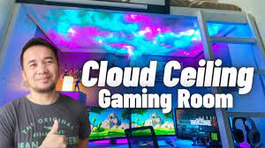 diy cloud ceiling gaming room w govee