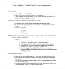 8 Research Paper Outline Templates Doc Excel Pdf Free