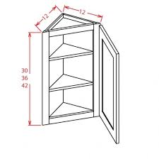 Aw1242 Angle Wall Cabinet 42 Inch